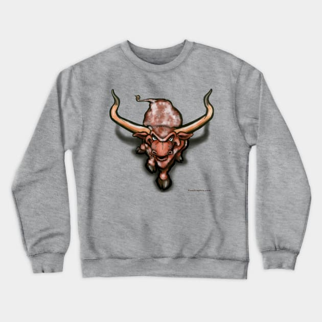 Longhorn Crewneck Sweatshirt by Kevin Middleton